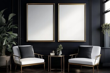 Contemporary mockup idea for artwork display in modern spaces.