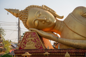 Golden Reclining Buddha Statue, Laos - A Stunning Scenic and Spiritual Landmark