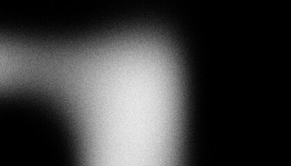 grainy dark black and white gradient glowing blurry abstract geometric shape background
