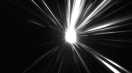 Fototapeta premium Abstract Light Rays: A Journey into the Cosmos