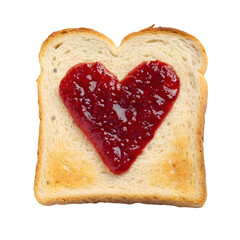 heart shaped bread