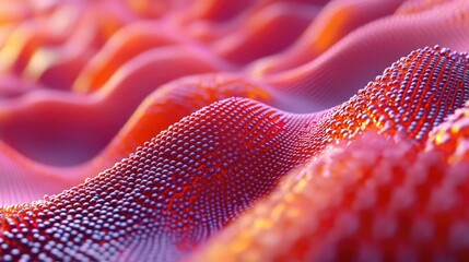 Lipid Bilayer Structure: Molecular Model of Cell Membrane with Ion Pores