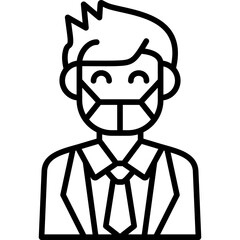 Mask Icon Vector Element