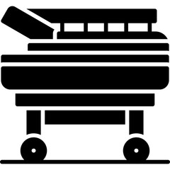 Bed Icon Vector Element