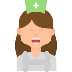 Obraz premium Nurse Icon Vector Element