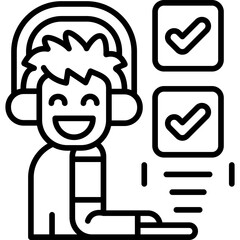 criteria,checklist,survey,tick,user,person