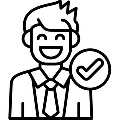 Man Icon Vector Element