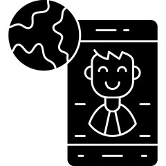 Global Communication Icon Vector Element