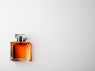 Elegant perfume bottle on a clean background.