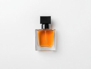 Elegant perfume bottle on a clean background.