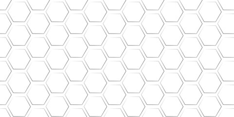 Abstract Hexagon white background  and shadow. Abstract background design with white hexagon and  Abstract. Hexagon. Vector.