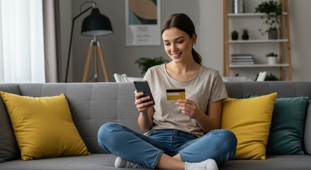 Fototapeta premium young woman reading a book