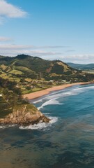 Fototapeta premium Aerial view of itaj santa catarina brazil and quotpra brava beachquot