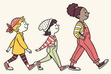 58 Hand-drawn kitchen utensils, colorful cooking tools illustration, whimsical kitchenware sketch, simple line art, red oven mitt, cheese grater, coffee maker, measuring cups, trash can, salt shaker, 