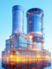 Small Modular Reactor nuclear grid. energy.  SMR. Electricity renewable sustainability safety. Sustainable modular reactor components for clean energy innovation.