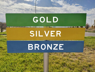 GOLD - SILVER - BRONZE: Celebrating Achievement and Excellence, Where Each Medal Represents a...