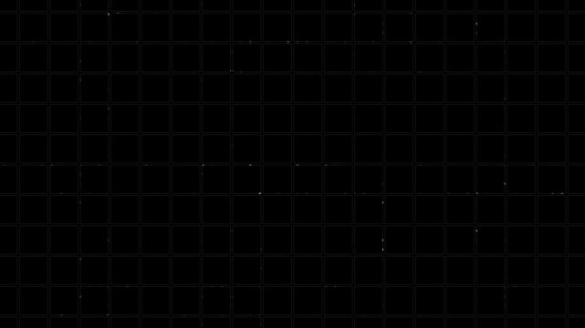 Grey grid background with Black and white squares optical illusion perfect for abstract backgrounds, graphic design projects, and modern artistic concepts.