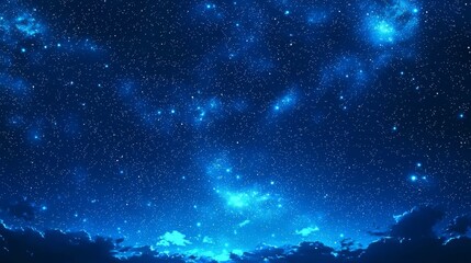 Dazzling Starry Backdrop with Copy Space