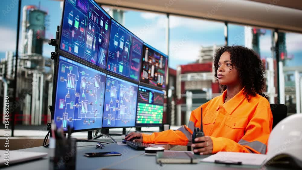 Aufkleber Engineer Operator Using Scada System