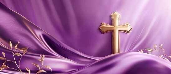 Christian symbol illustration designed for online worship services.