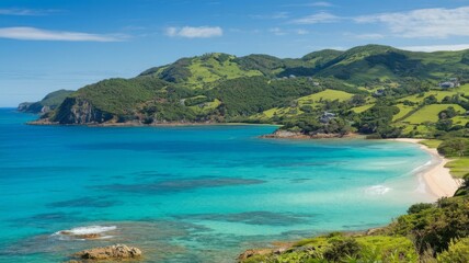 Beautiful coastline landscape