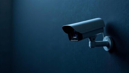white surveillance camera in premises