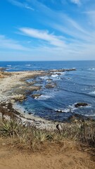 beach and rocks in chile
