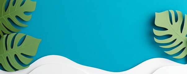 Obraz premium Tropical Leaf Background