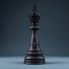 chess king on the chessboard