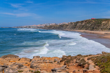 Rocky coast in Ericeira, near Lisbon