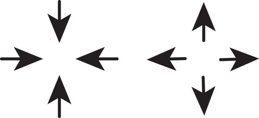 set of vector arrows