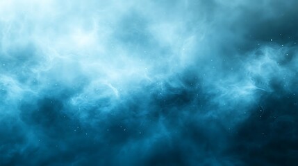Obraz premium Abstract blue smoky cloud background.