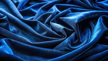 Obraz premium Luxurious dark blue velvet: high-resolution image, perfect photography backdrop, elegant and smooth texture.