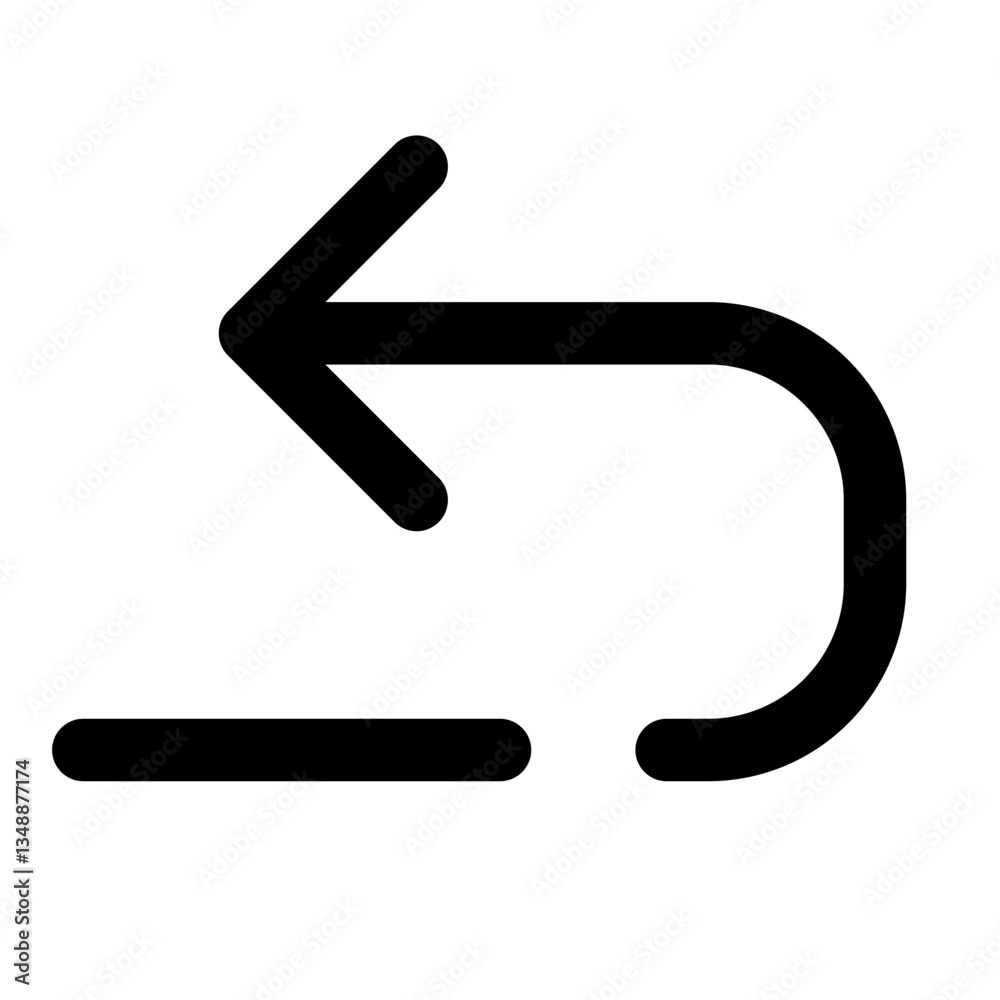Wall mural user interface dashed line icon