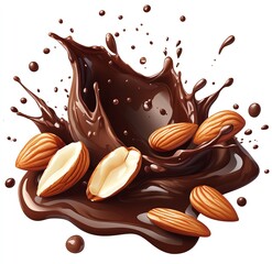 Delicious almonds drenched in rich, dark chocolate. A delectable treat for any chocolate lover!