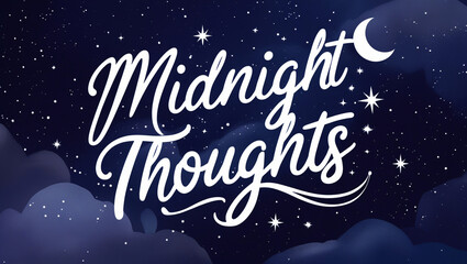 Fototapeta premium text on starry sky, space background, banner