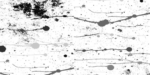 Texture grunge background spray effect. Background with little noisy black dots. Black dust isolated on transparent background.