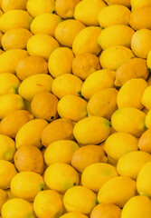 fruit pattern ripe yellow lemons
