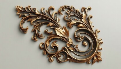 gold ornaments frames & Decorative Baroque Corner