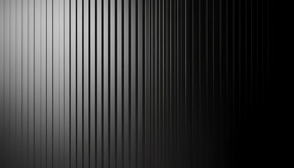 Obraz premium Abstract Dark Metal Panel Background with Vertical Lines and Light Gradient