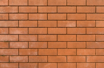 Brick wall texture, clinker brick wall background