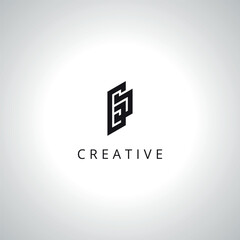 Abstract Letter GB BG Monogram Logo Template With Vector Eps.