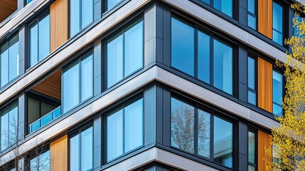 Obraz premium A glass insulating process adding energy-efficient layers to commercial building windows.
