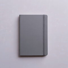 Small blank spiral notebook background for mockup