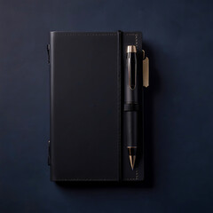 Small blank spiral notebook background for mockup