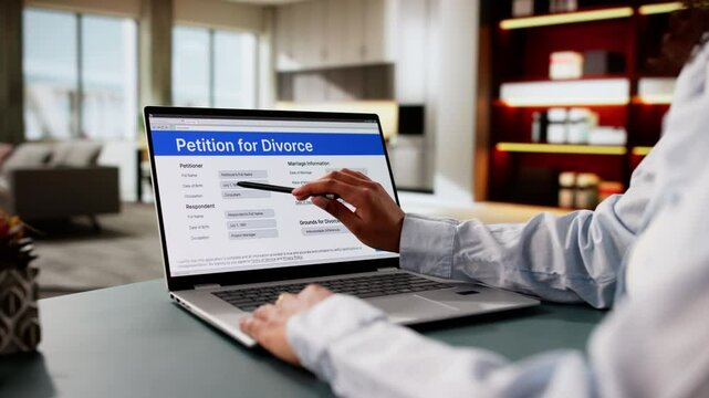 Online Divorce Application Form