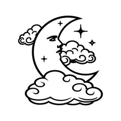 Fototapeta premium Magic and Celestial SVG