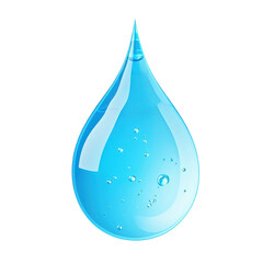The Essence of Hydration: A pristine droplet of refreshing water suspended, symbolizing purity and the vital essence of life. Its perfect form reflects health and the importance of hydration.