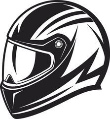 motre bike helmet art  black and white  vectore