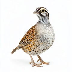 Fototapeta premium Generic Single Quail View Pure Brown-speckled Bird